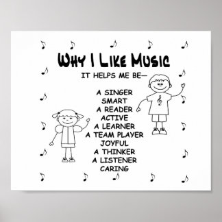 Music Poster "Why I Like Music"