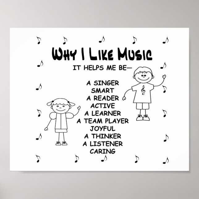 Music Poster "Why I Like Music" (Front)