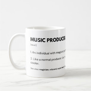 Music Producer And Audio Engineer Production Coffee Mug