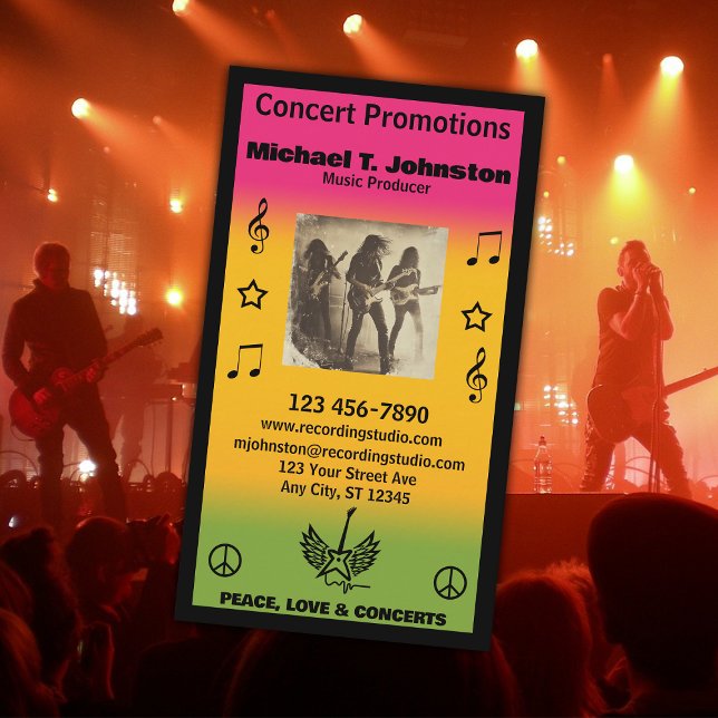 Music Producer Business Card (Creator Uploaded)