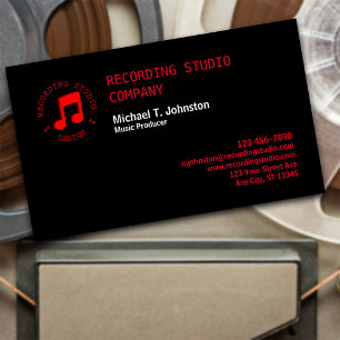 Music Producer Business Card