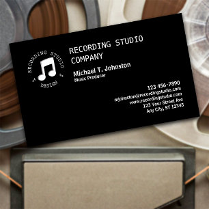 Music Producer Business Card