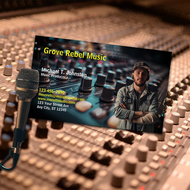 Music Producer Business Card (Creator Uploaded)