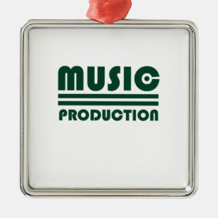 Music Production Metal Ornament