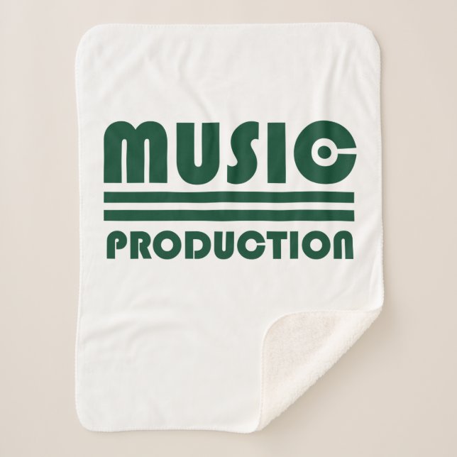 Music Production Sherpa Blanket (Front)