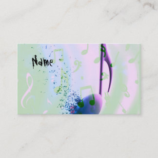Music Professional Exposure Business Card