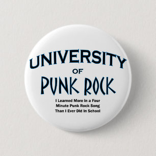 music-punk rock 6 cm round badge