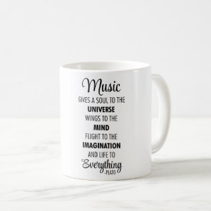Music quote coffee mug