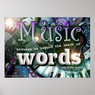 Music Quote Poster