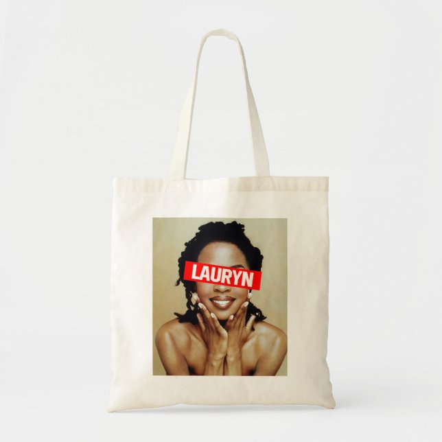 Music Retro Singer Lauryn Songwriter Hil Cute Grap Tote Bag (Front)
