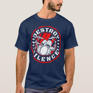 Music Rock Music Drums Concert retro T-Shirt