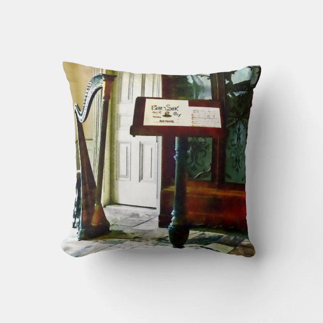 Music Room With Harp Cushion (Front)