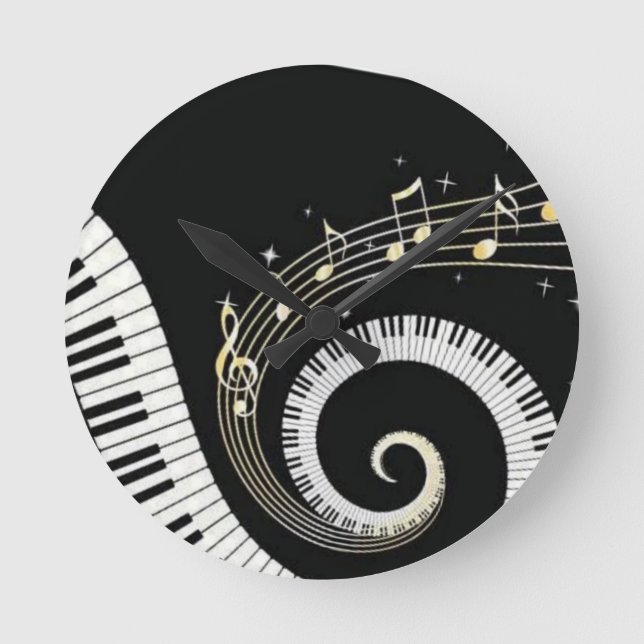 Music Round Clock (Front)