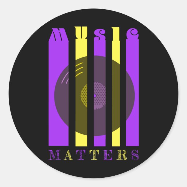 Music S Sticker  (Front)