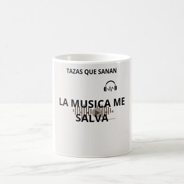 Music saves me Mug  (Center)