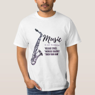 Music , saxophone T-Shirt