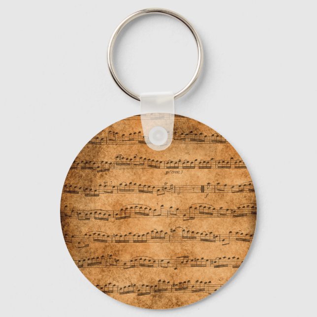 Music score keychain (Front)