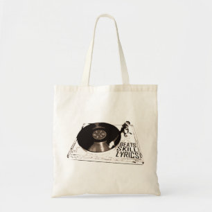 MUSIC SERIES PART 2 : HIP HOP - BEATS SKILL LYRICS TOTE BAG