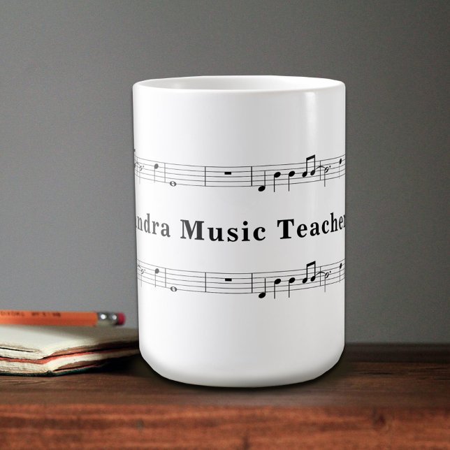 Music Sheet Coffee Mug (Music Sheet Mug)