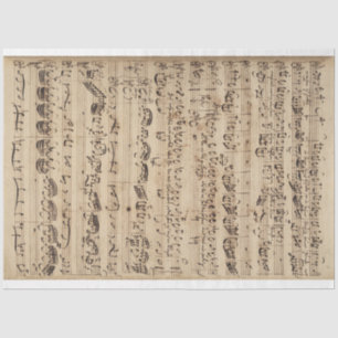 Music Sheet Junk Journal Backround Sheet