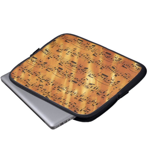 Music Sheet Laptop Sleeve (Front Bottom)