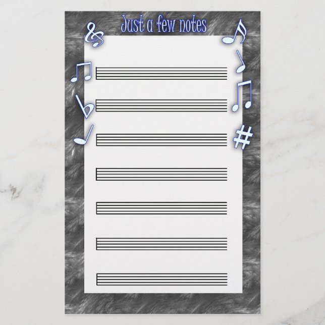 music sheet stationery (Front)