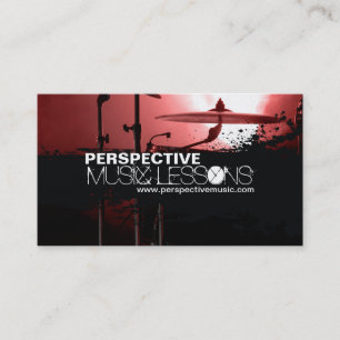 Music Shoppe / Drummer Business Cards