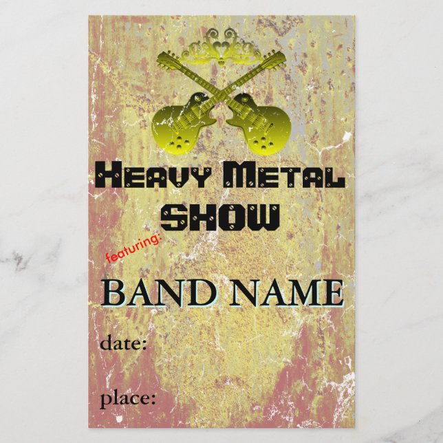 Music Show or Band Flyer (Front)