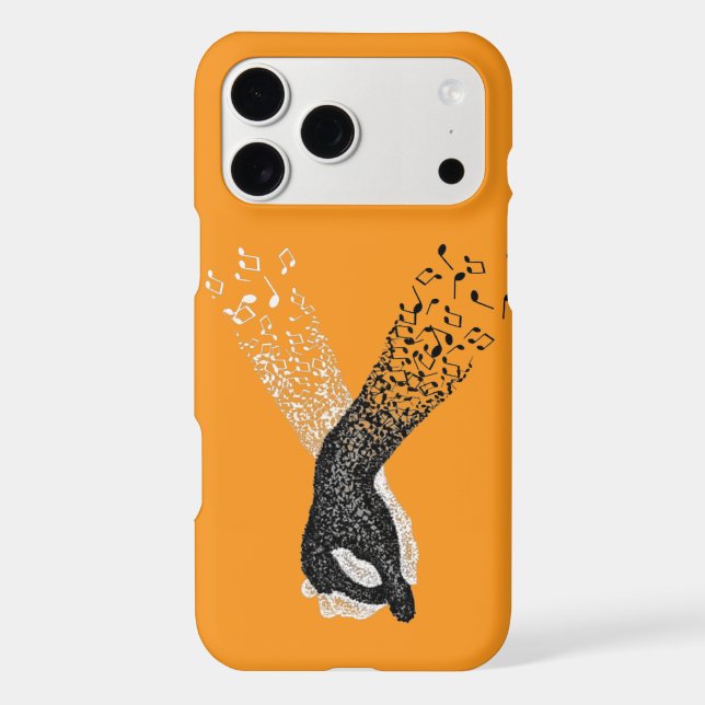 Music Soulmates Holding Hands Musical Notes Art (Back)