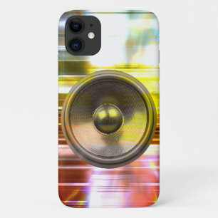 Music speaker and party lights iPhone 11 case