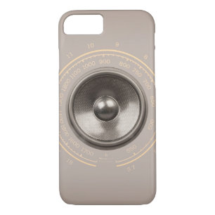 Music speaker and retro radio dial iPhone 8/7 case
