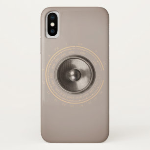 Music speaker and retro radio dial iPhone x case