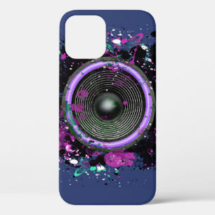 Music speaker and splattered paint Case-Mate iPhon iPhone 12 Case
