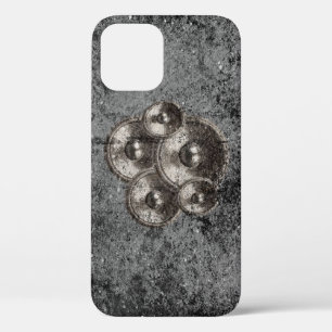 Music speakers on a grunge concrete wall Case-Mate iPhone 12 Case