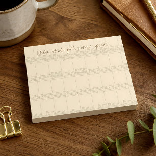 Music Speaks Post-it Notes