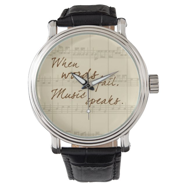 Music Speaks Watch (Front)