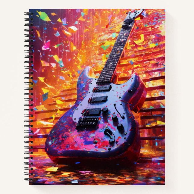 Music Spiral Notebook – Stylish and Durable  (Front)