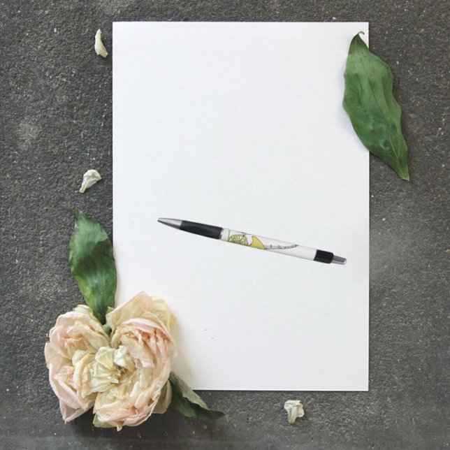 Music Staff and French Horn Drawing with Initials (Creator Uploaded)