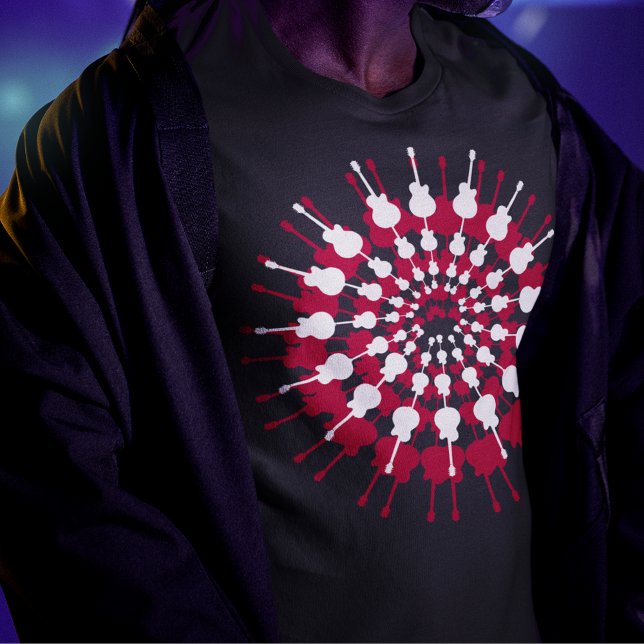 music-stamp cool guitar rock T-Shirt (Creator Uploaded)