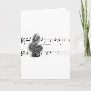 Music Stationary and Stickers! Note Card