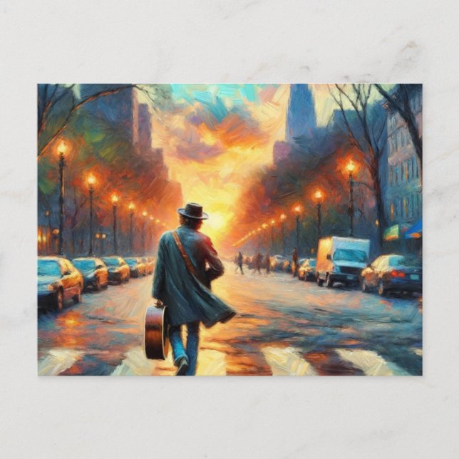 Music Street Postcard (Front)