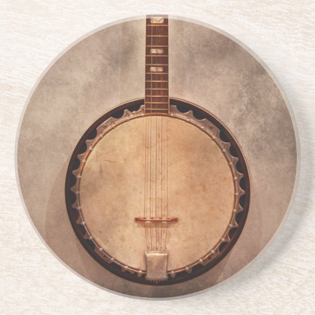 Music - String - Banjo Coaster (Front)