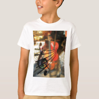 Music Stringed Instrument Violin Destiny Digital T-Shirt