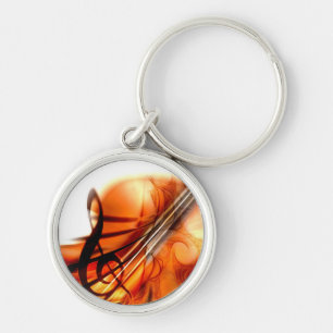Music Stringed Instruments Violin Destiny Dance Key Ring