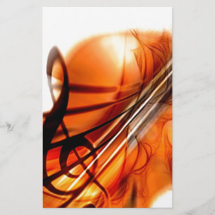 Music Stringed Instruments Violin Destiny Dance Stationery