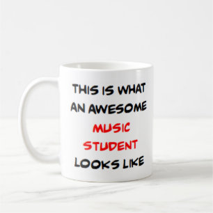 music student, awesome coffee mug
