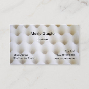 Music Studio Business Card
