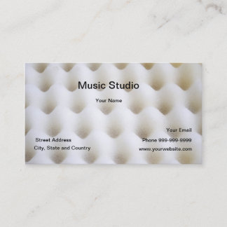 Music Studio Business Card