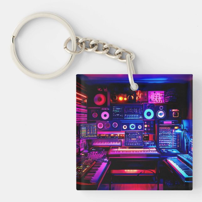Music Studio Key Ring (Front)