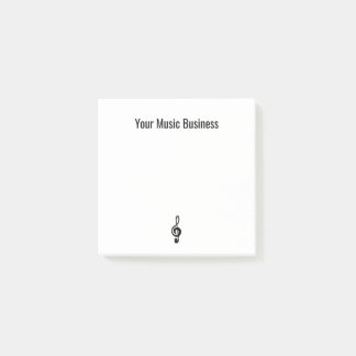 Music Symbol Simple Treble Clef  Post-it Notes